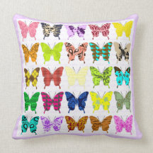 Collage de la mariposa almohada