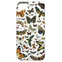 Collage de la mariposa iPhone 5 cárcasa