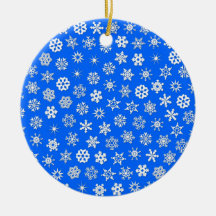 Collage de los copos de nieve adornos de navidad