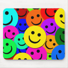COLLAGE DE LOS SMILEY TAPETE DE RATÓN