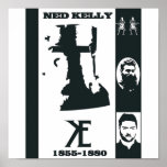 Collage de Ned Kelly Impresiones