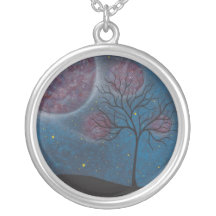 Collar #1 de la silueta del espacio