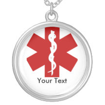 Collar alerta médico de la identificación