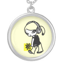 Collar amarillo del chica M