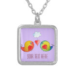 Collar caprichoso del personalizable de los pájaro