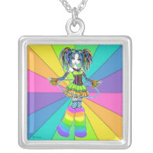 Collar cibernético de Fae del aro de Hula del góti