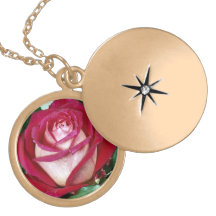 Collar color de rosa