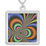 Collar colorido del diseño del fractal