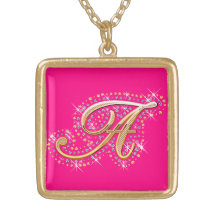 Collar con la inicial A