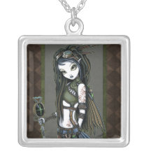"Collar de Fae del Aviatrix de Steampunk de la exp
