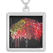 Collar de fusión del árbol del otoño