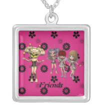 Collar de hadas de los amigos collares