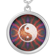 Collar de la energía del fractal de Yin Yang