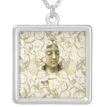 Collar de la estatua del ángel de Fleur