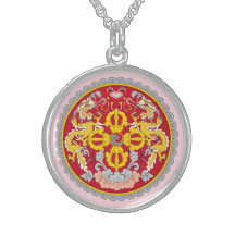 Collar de la flor de los dragones y de Lotus