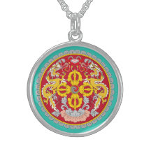 Collar de la flor de los dragones y de Lotus