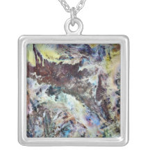 Collar de la lona de la acuarela
