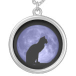 Collar de la luna azul del gato negro