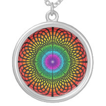 Collar de la mandala del arco iris