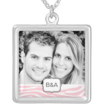 Collar de la plantilla de la foto del monograma