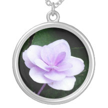 Collar de la plata esterlina del Hydrangea