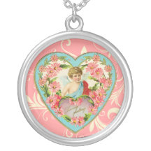 Collar de la tarjeta del día de San Valentín del v