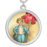 Collar de la tarjeta del día de San Valentín del v