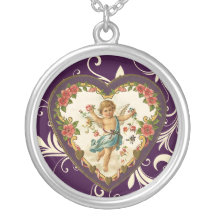 Collar de la tarjeta del día de San Valentín del v