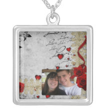 Collar de las tarjetas del día de San Valentín de 