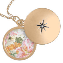 Collar de los lirios de la acuarela