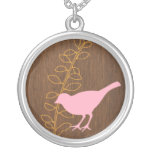 Collar de madera del pájaro