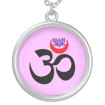 Collar de OM Lotus - regalos de la yoga