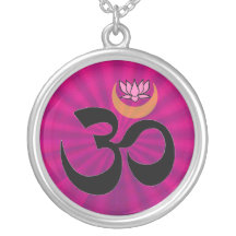 Collar de OM Lotus - regalos de la yoga