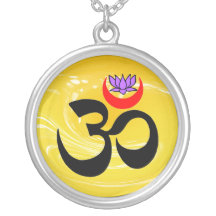 Collar de OM Lotus - regalos de la yoga