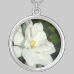 Collar de plata del Gardenia collares
