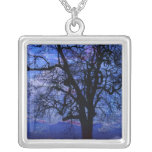 Collar de Sterling del roble