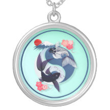 Collar de Yin y de Yang Koi