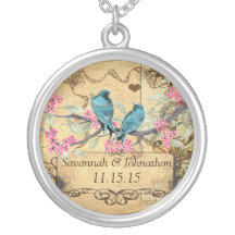Collar del aniversario de la aguamarina de los páj