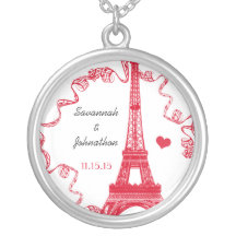Collar del aniversario de la torre Eiffel del vint