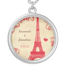 Collar del aniversario de la torre Eiffel del vint