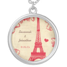 Collar del aniversario de la torre Eiffel del vint