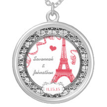 Collar del aniversario de la torre Eiffel del vint