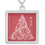 Collar del árbol de navidad del vintage
