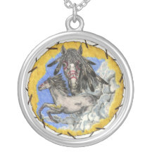 Collar del caballo del mustango de Lakota del nati