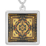 Collar del colgante del caleidoscopio del ala de l