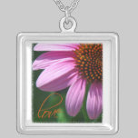 Collar del colgante del cuadrado del amor del Echi collares