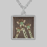 Collar del damasco de las jirafas del cobre y del  collares