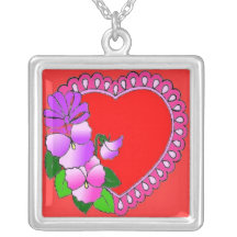 COLLAR DEL DÍA DE SAN VALENTÍN DE LA PLATA ESTERLI