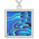 Collar del extracto de la onda de marea (añil)