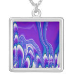 Collar del extracto de la onda de marea (azul/púrp